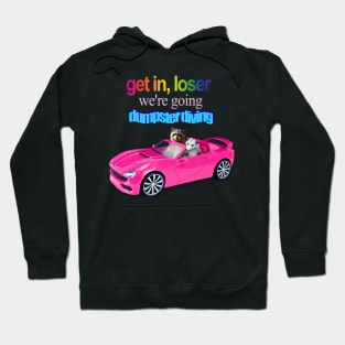 Get In Loser Raccoon Possum Meme Hoodie